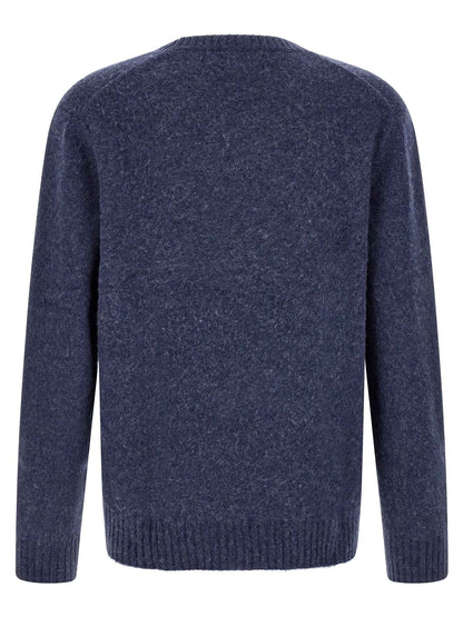 Blue Wool Cardigan