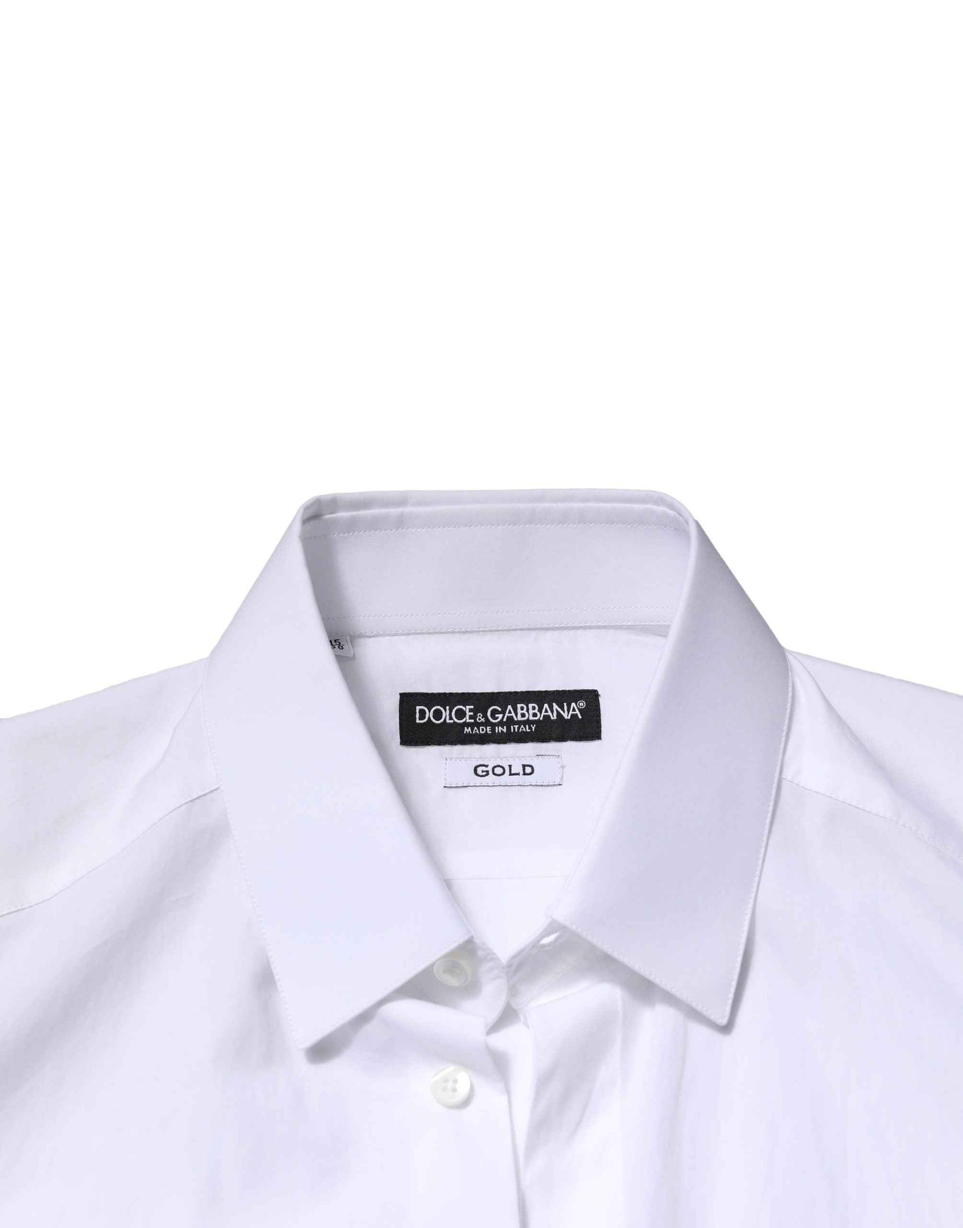 White GOLD Crown Bee Cotton Formal Dress Shirt