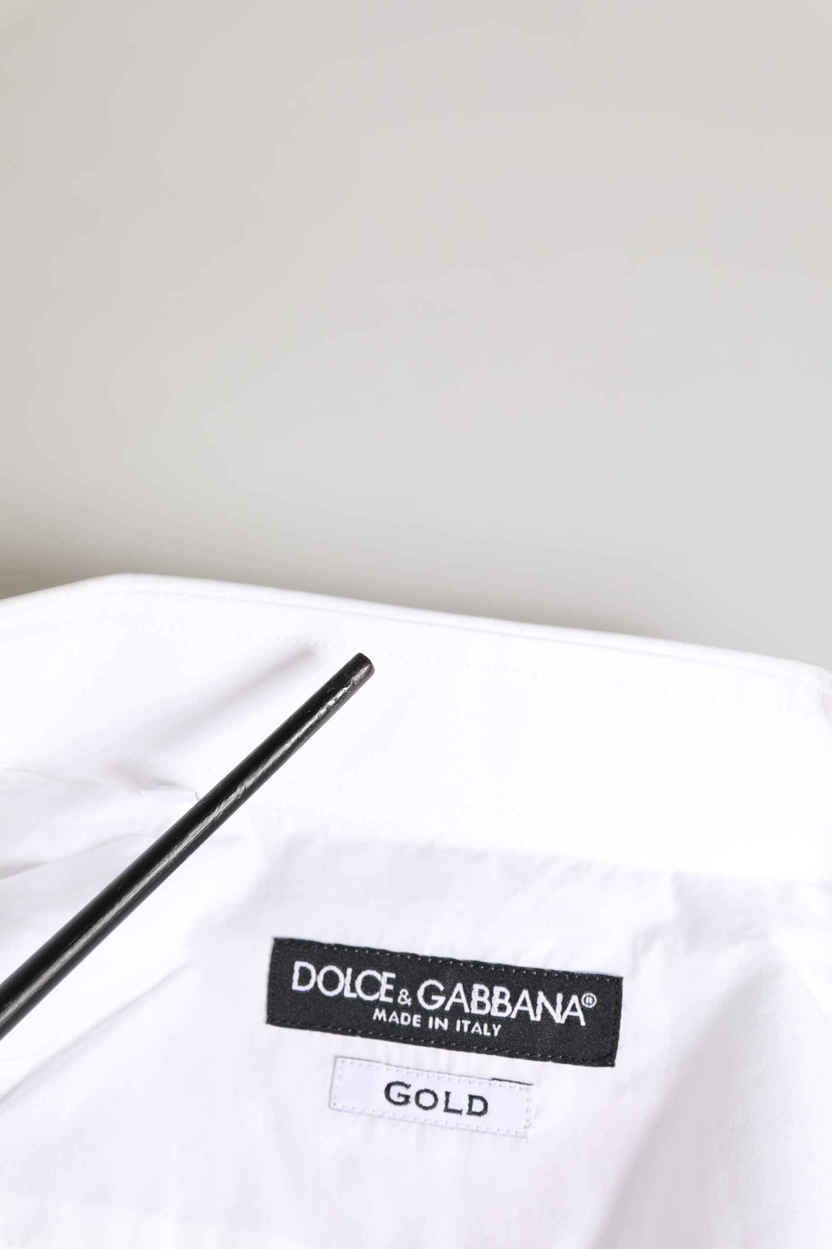 White GOLD Crown Bee Cotton Formal Dress Shirt