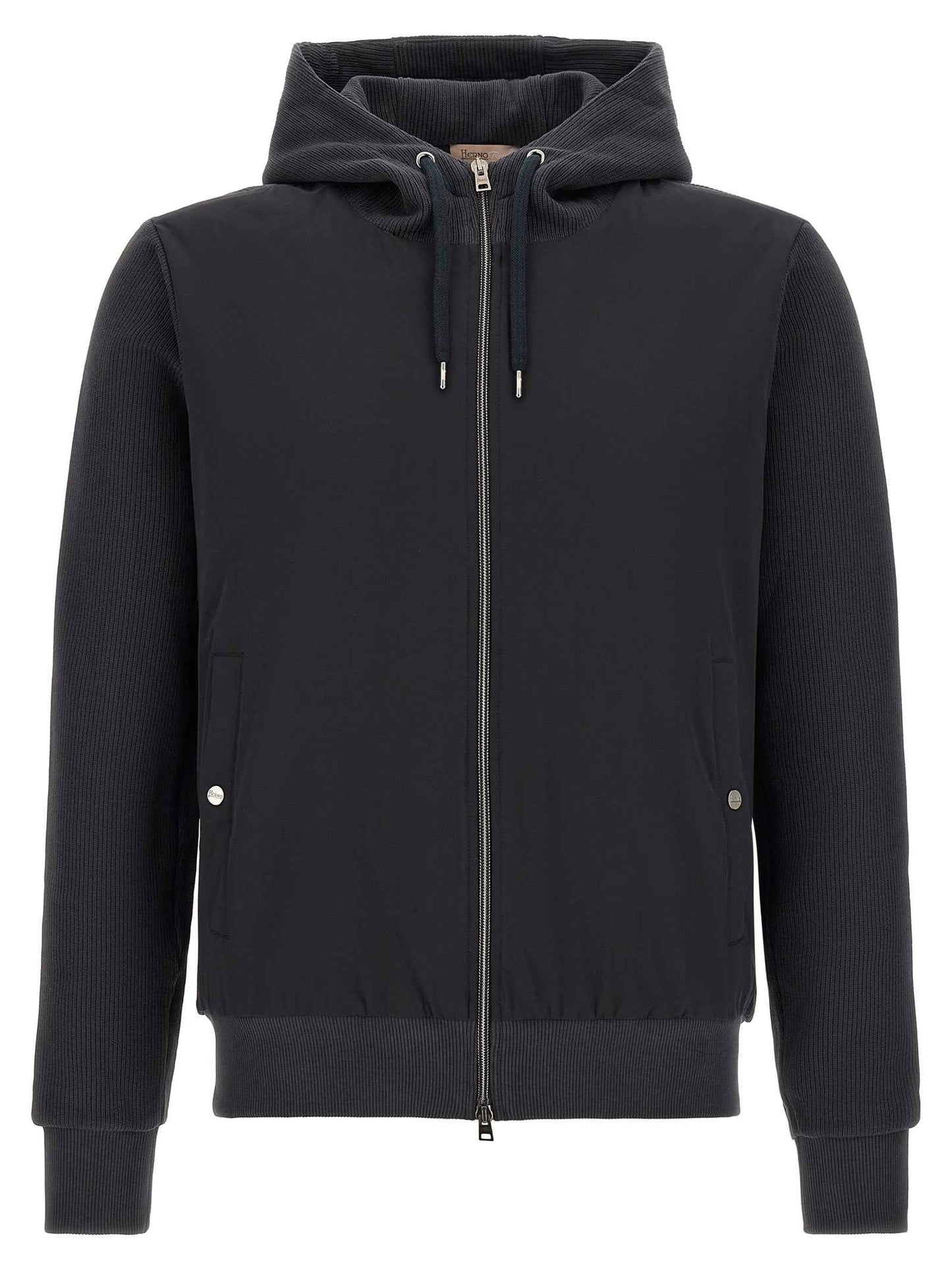 Blue Cotton Shell Jacket
