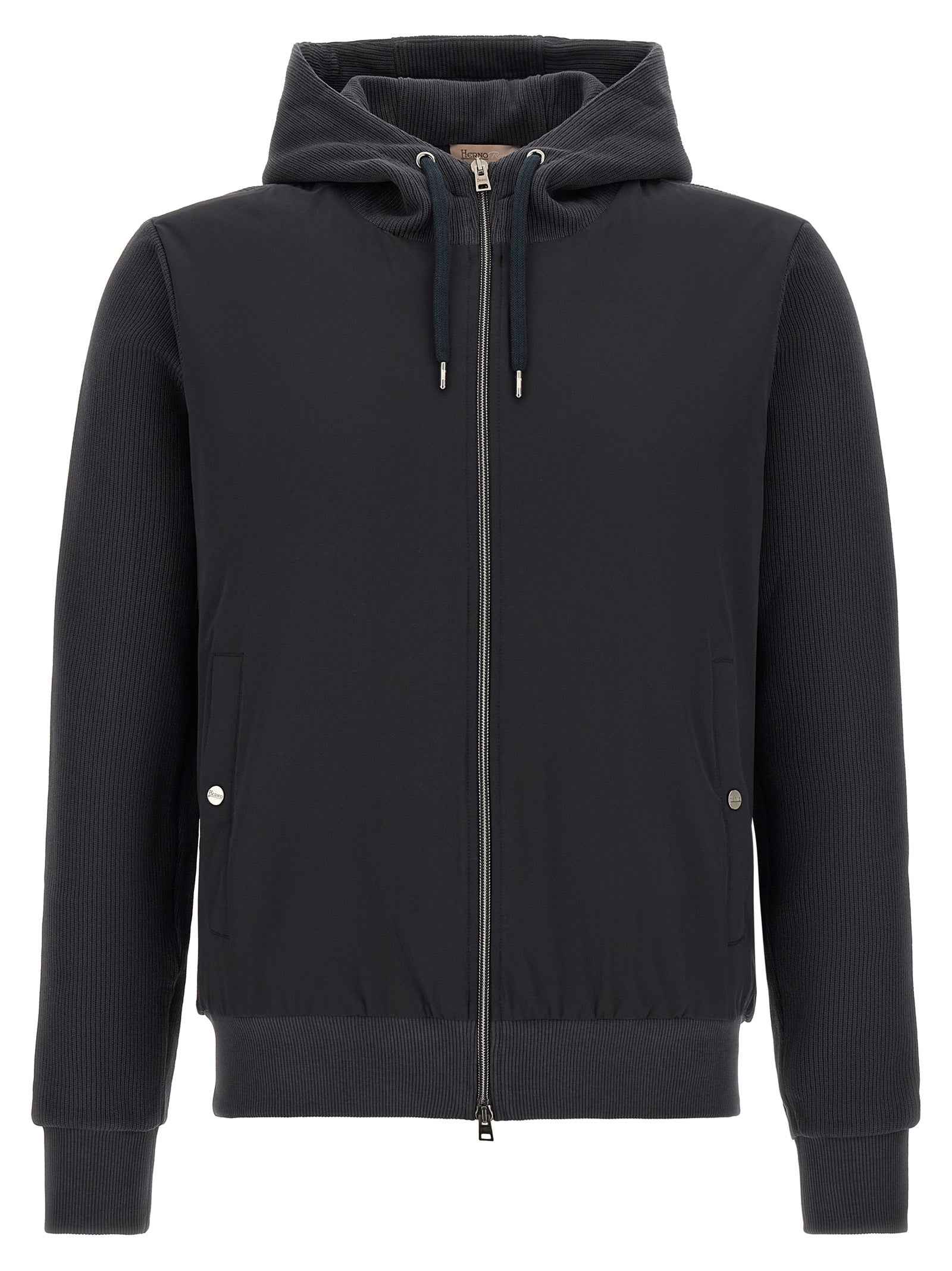 Blue Cotton Shell Jacket