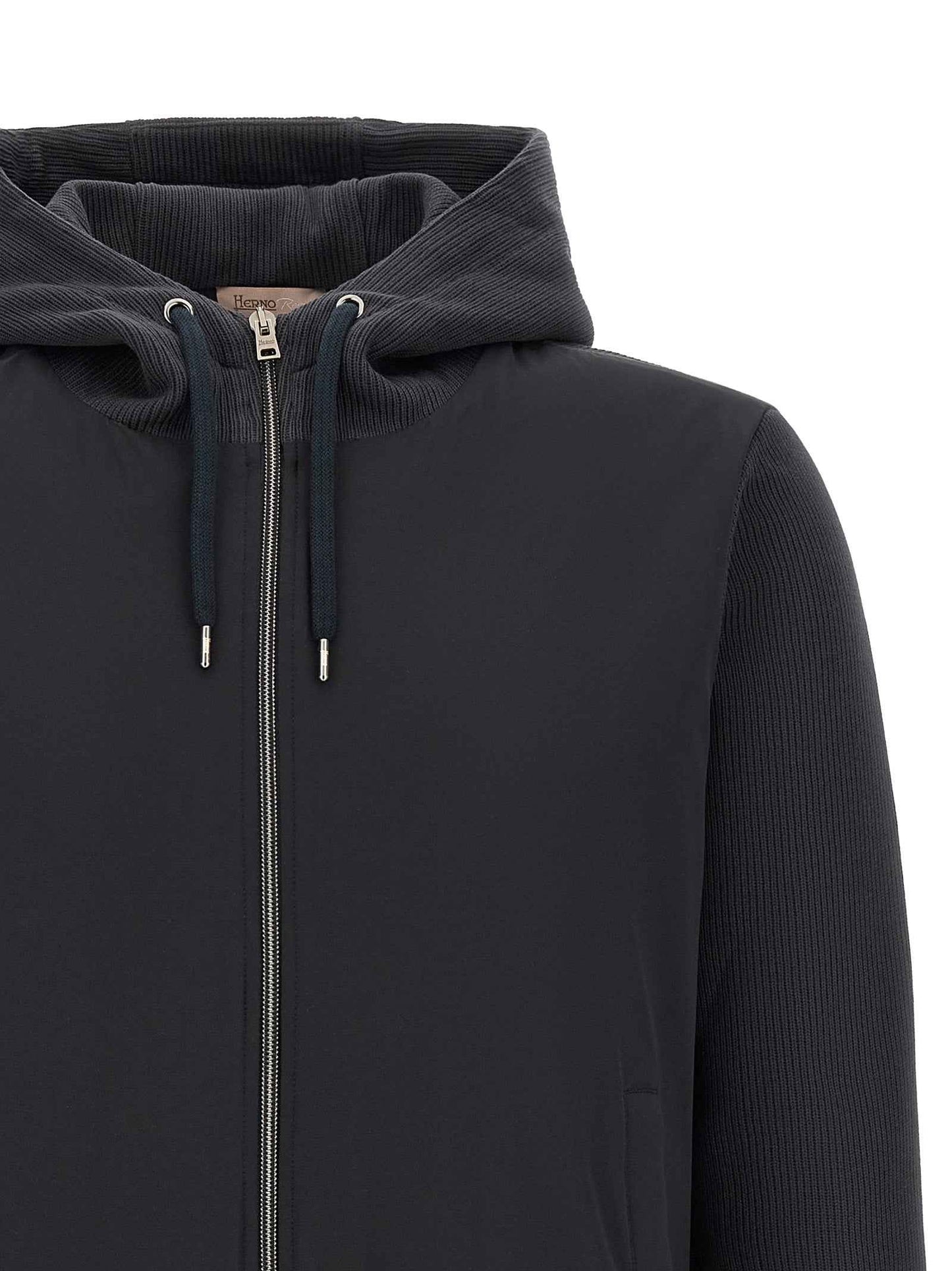 Blue Cotton Shell Jacket