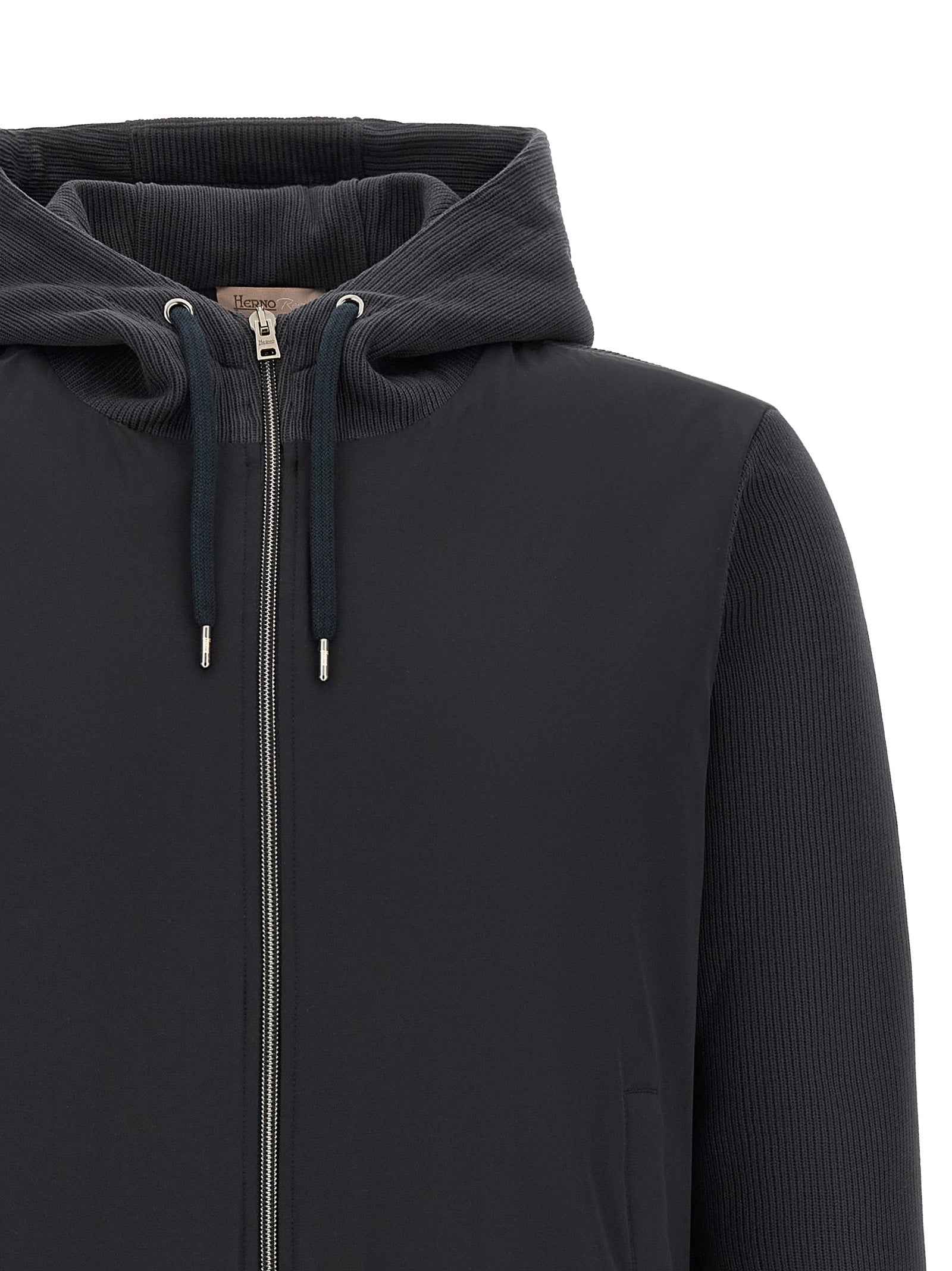 Blue Cotton Shell Jacket