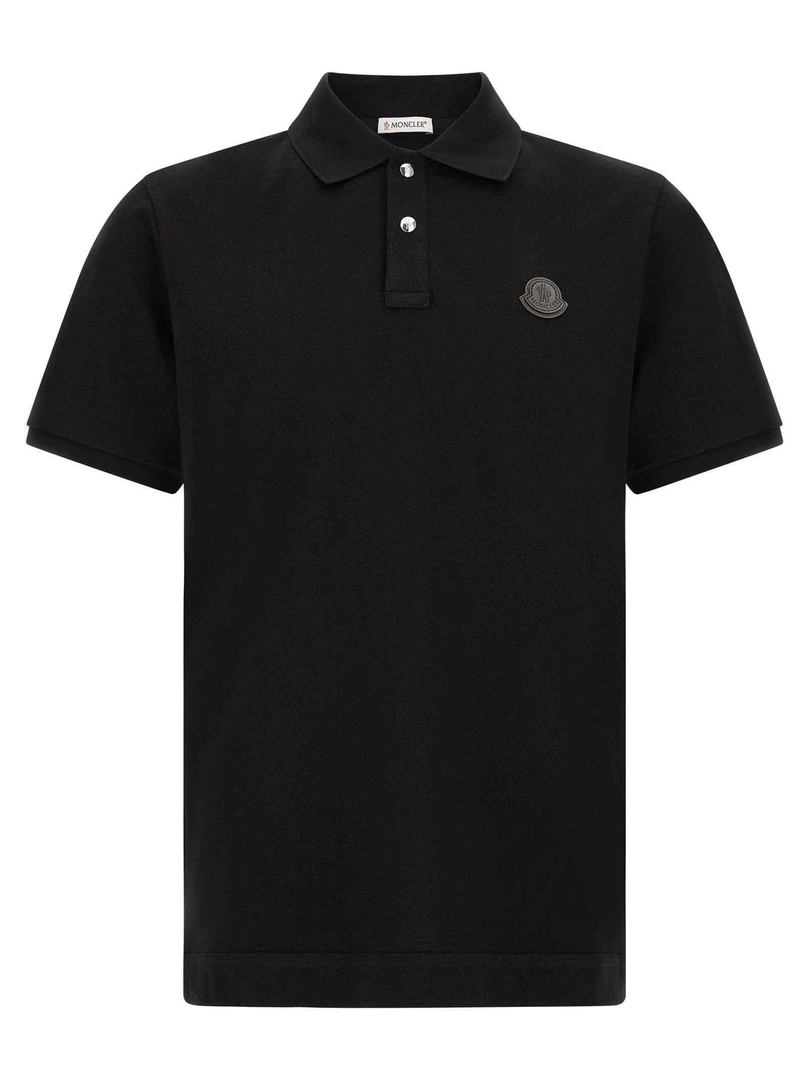 Black Leather Polo Shirt
