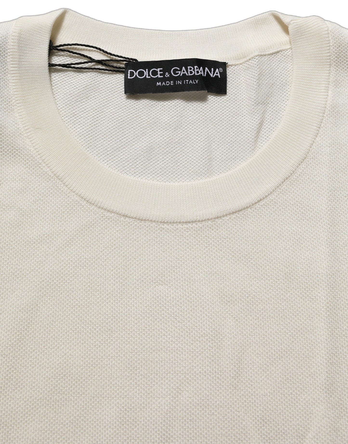 Off White Crew Neck Short Sleeves T-shirt