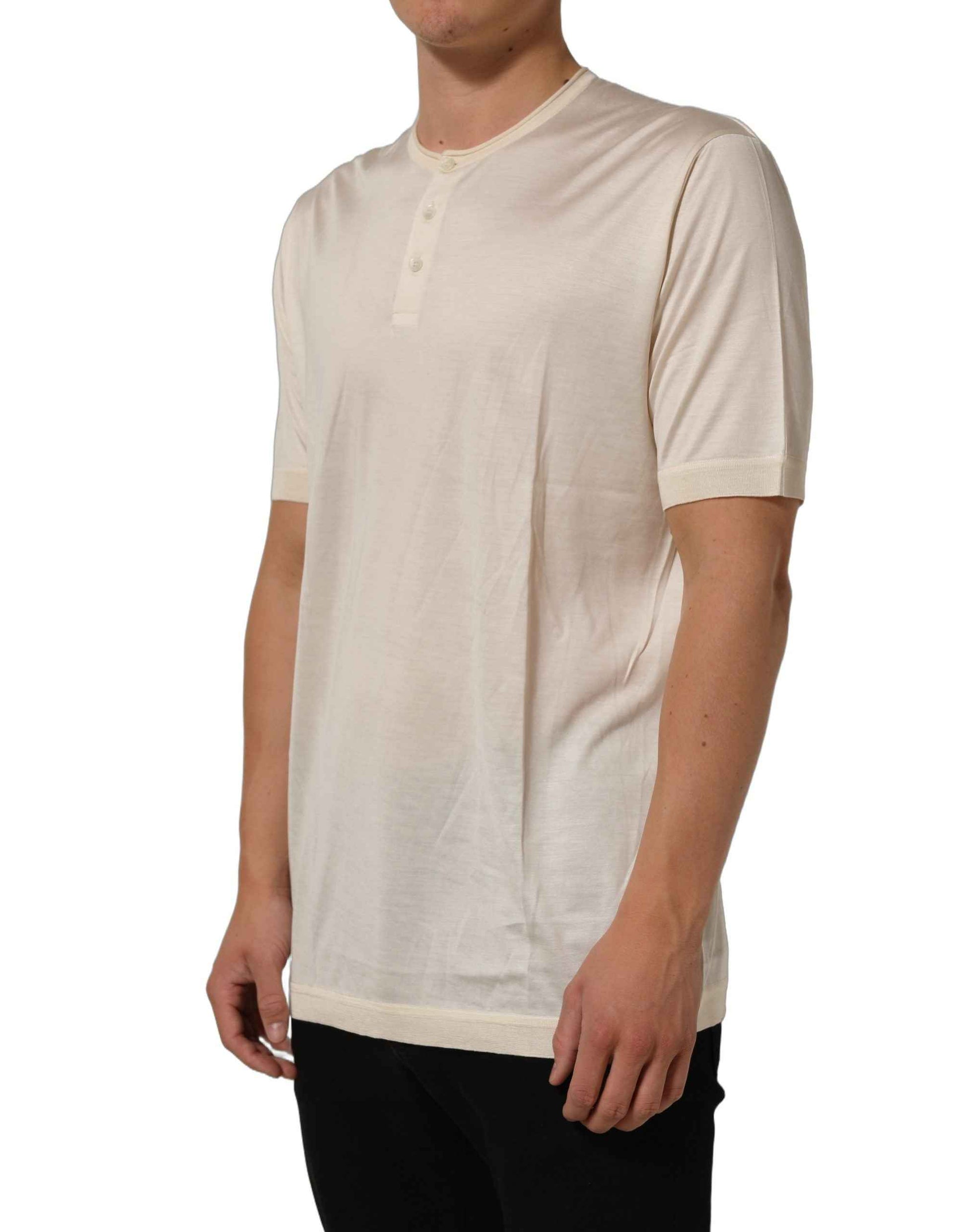 White Short Sleeve Collared Polo T-shirt