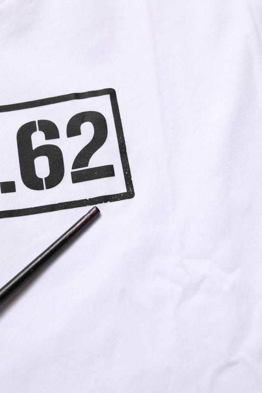 White DG 58.62 Cotton Crew Neck Men T-shirt