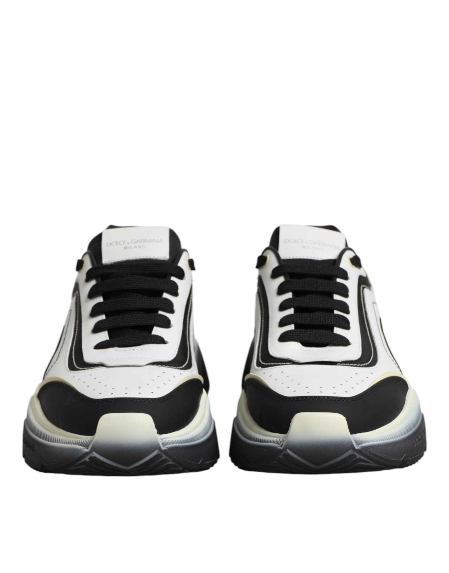 White Black Daymaster Two Tone Sneaker Shoes