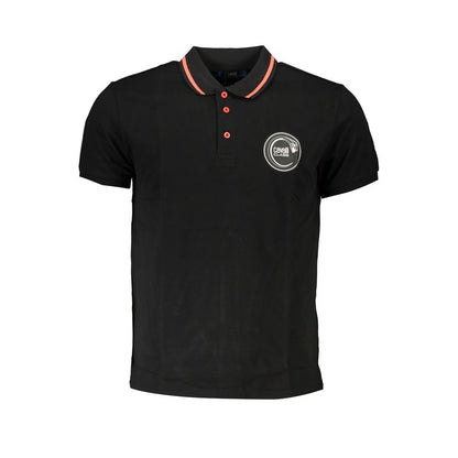 Black Cotton Men's Polo Shirt