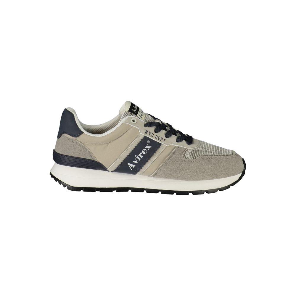 Gray Polyurethane Men's Sneaker