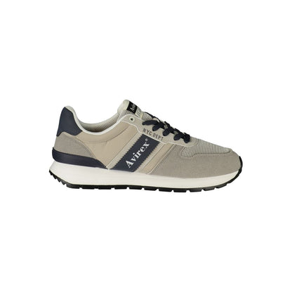Gray Polyurethane Men's Sneaker
