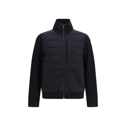 Black Viscose Full-Length Jacket