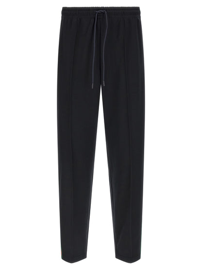Blue Polyester Joggers (Workout Pants)