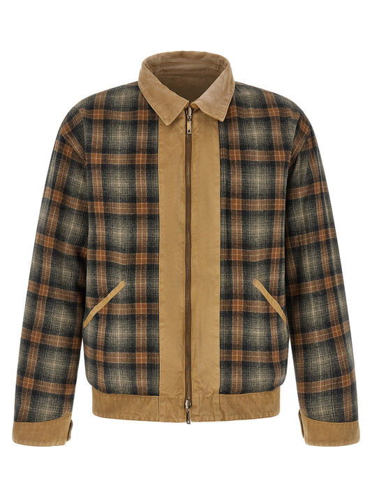 Beige Cotton Shell Jacket