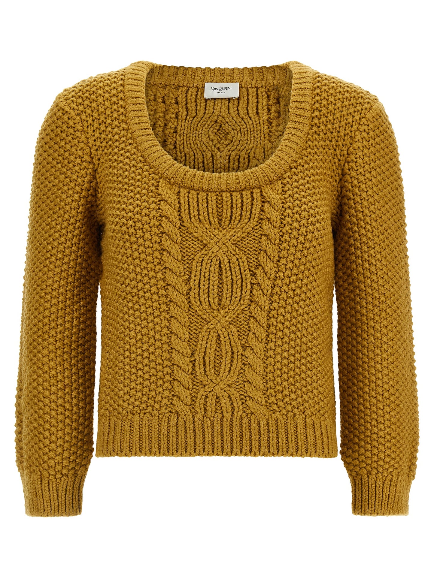 Bicolor Wool Cardigan