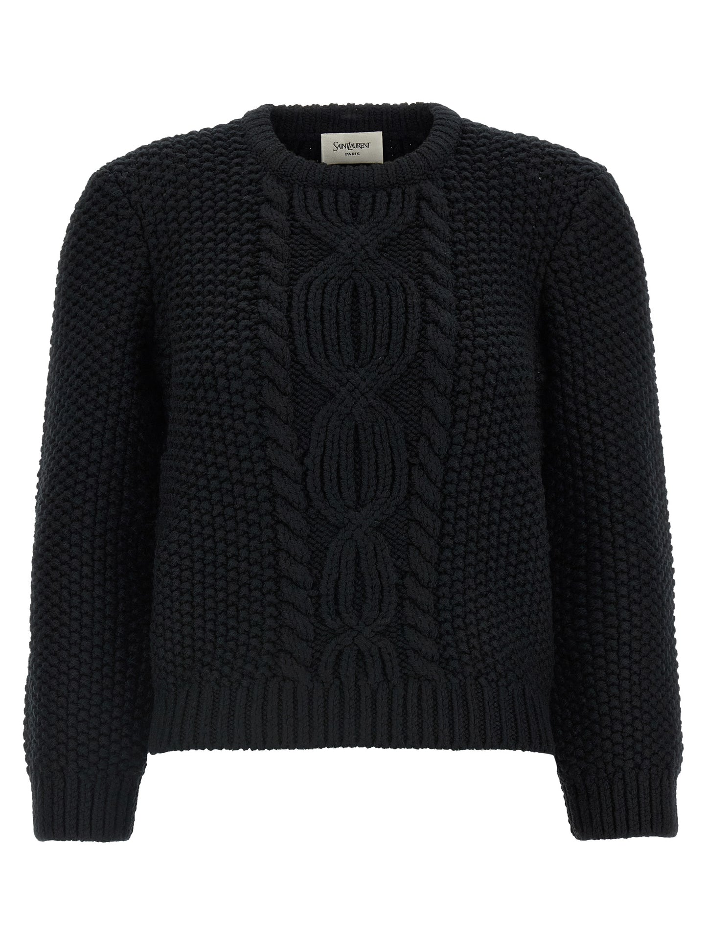 Black Wool Cardigan