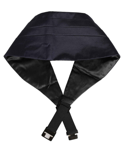 Dark Blue 100% Silk Belt Waist Cummerbund