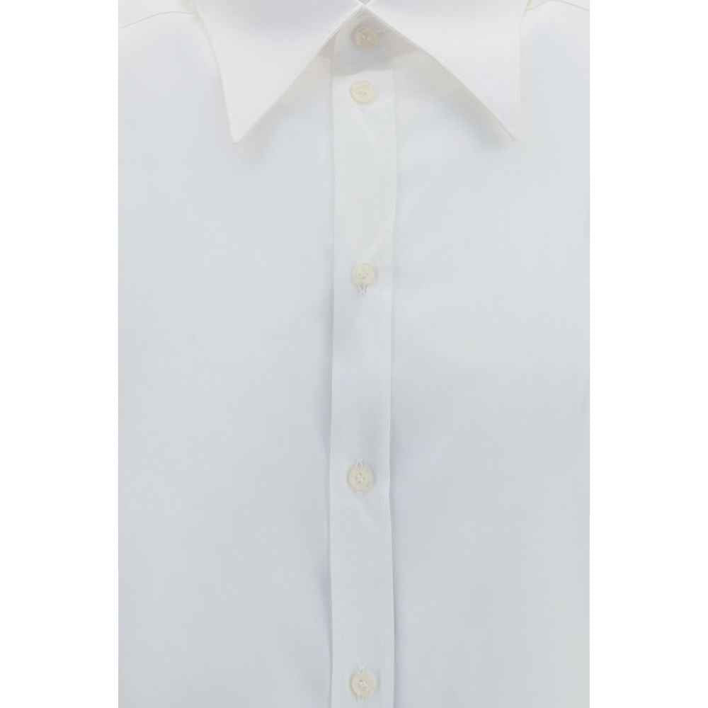 White Cotton Dress Shirt