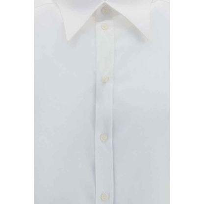 White Cotton Dress Shirt