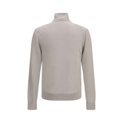Beige Cashmere Turtleneck