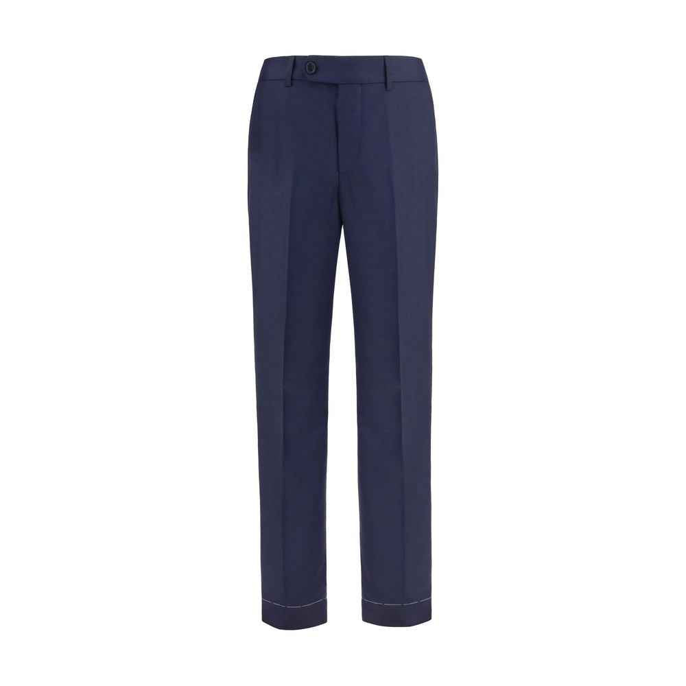 Blue Wool Oves Aries Dress Pants