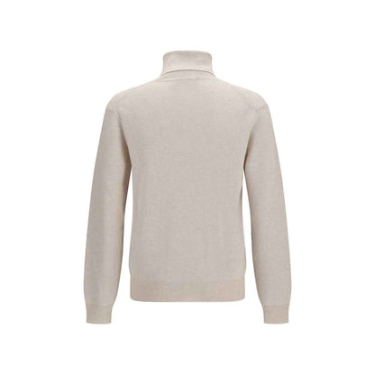 Beige Cashmere Turtleneck