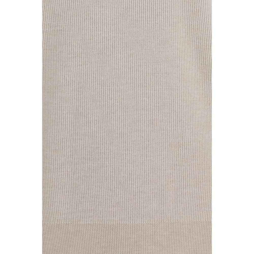 Beige Cashmere Turtleneck