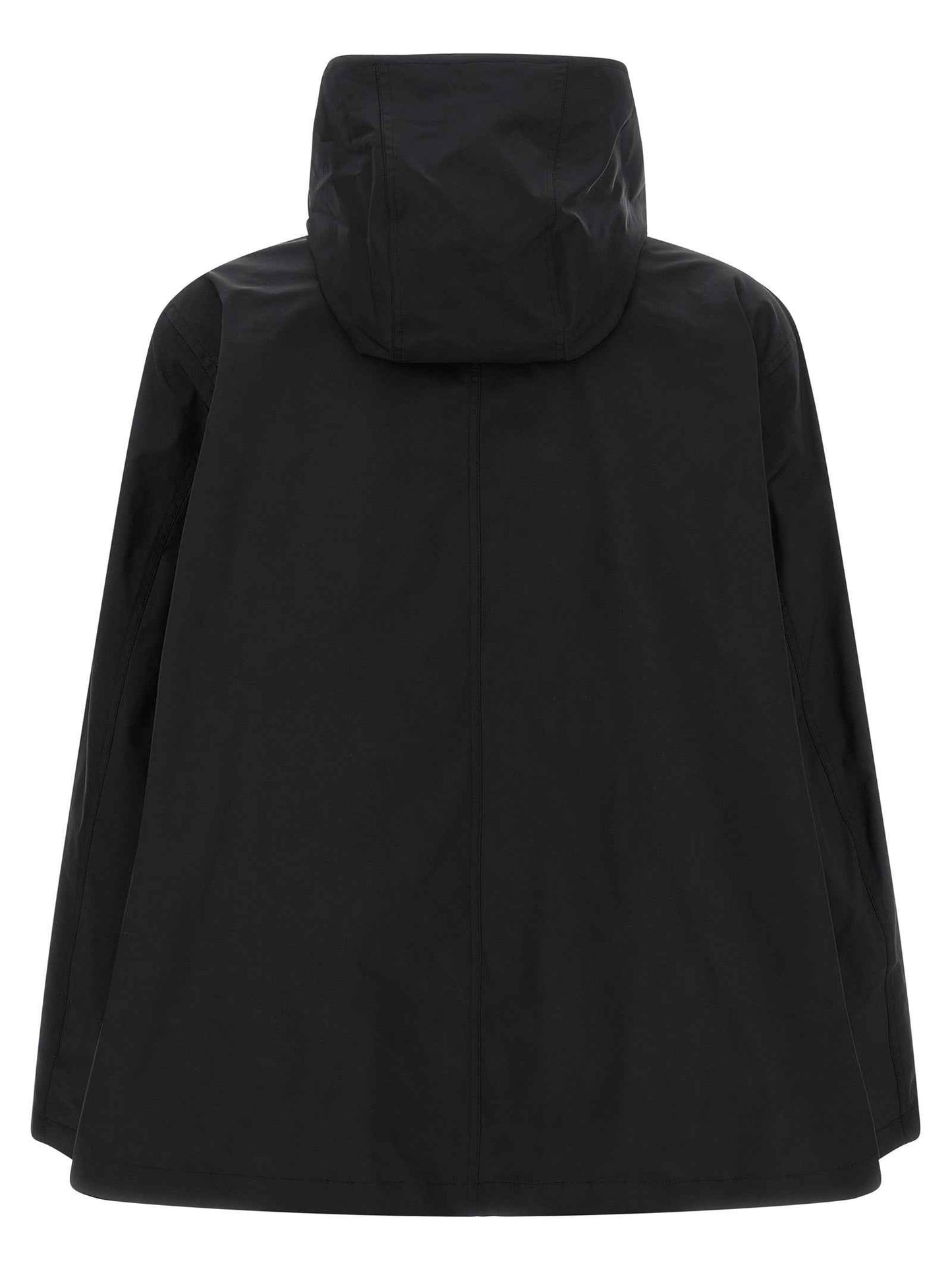 Black Polyester Parka