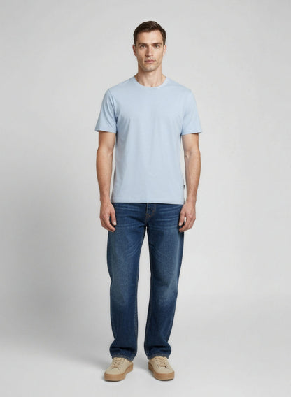Blue Cotton T-Shirt