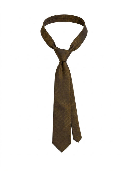 Brown Silk Tie