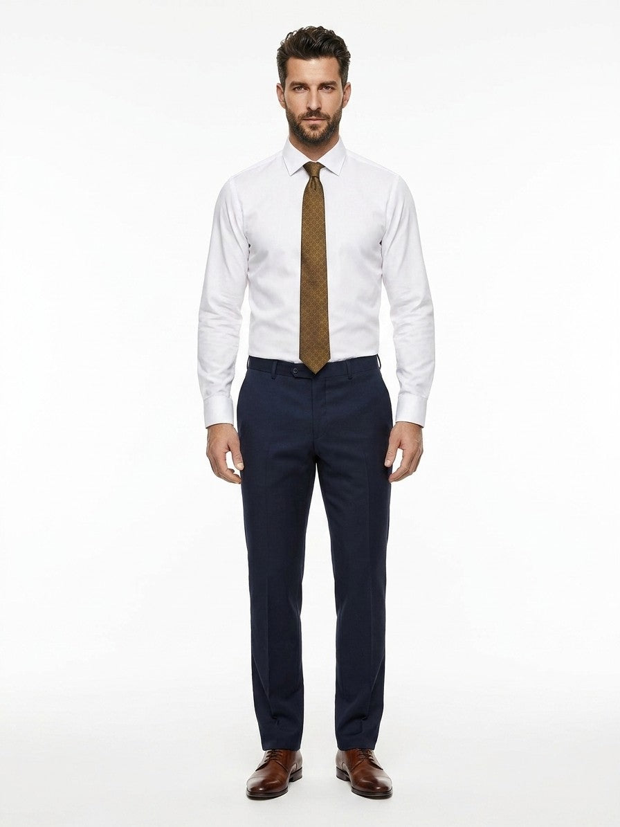 Brown Silk Tie