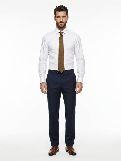 Brown Silk Tie