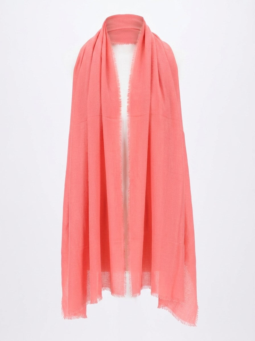 Orange Cashmere Scarf