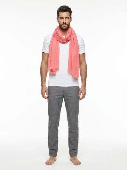 Orange Cashmere Scarf