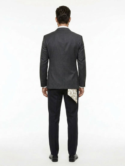 Bicolor Silk Pocket Square