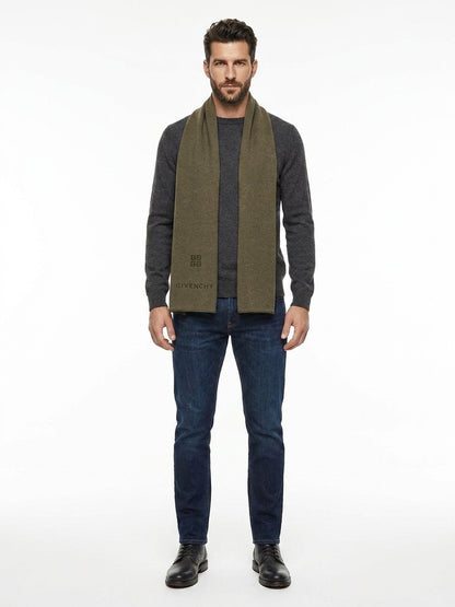 Bicolor Cashmere Scarf