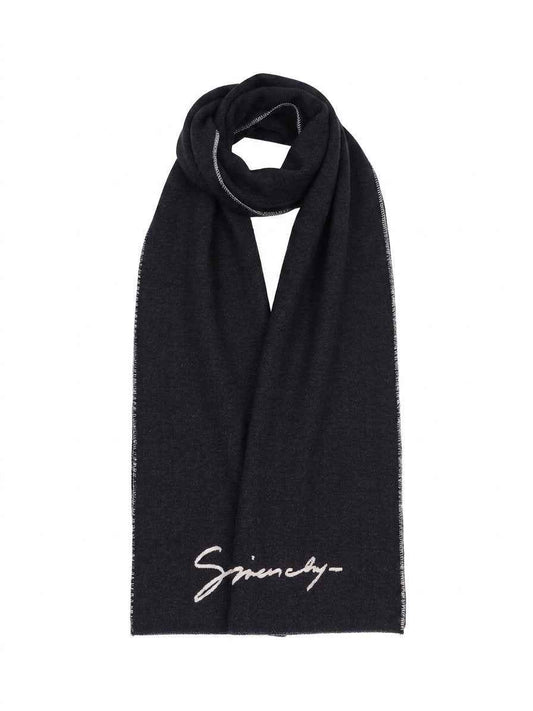 Bicolor Wool Scarf