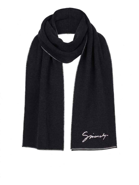 Bicolor Wool Scarf