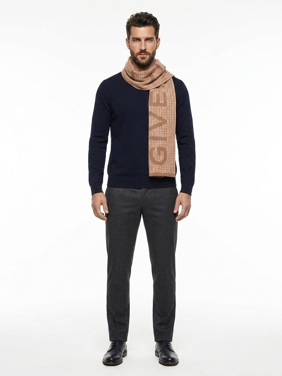 Bicolor Wool Scarf