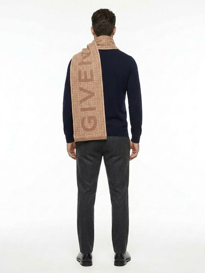 Bicolor Wool Scarf