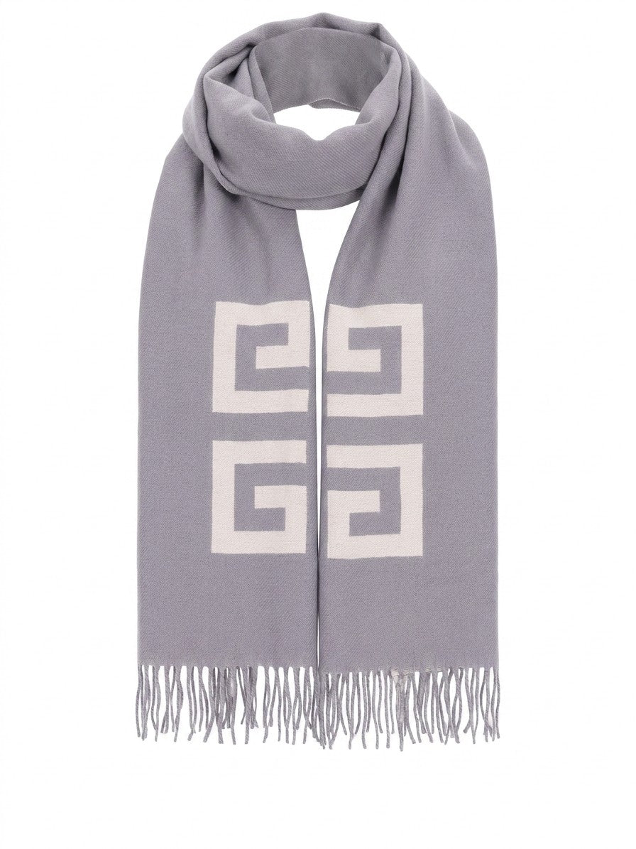Bicolor Virgin Wool Scarf