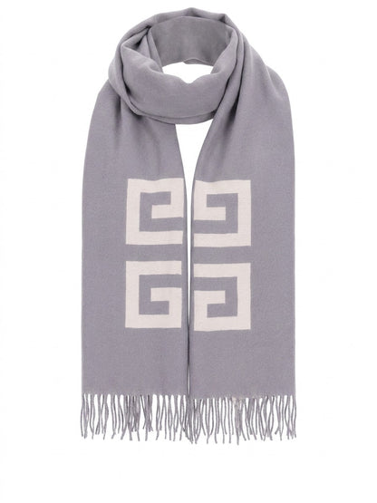 Bicolor Virgin Wool Scarf