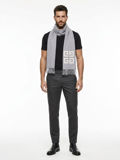 Bicolor Virgin Wool Scarf
