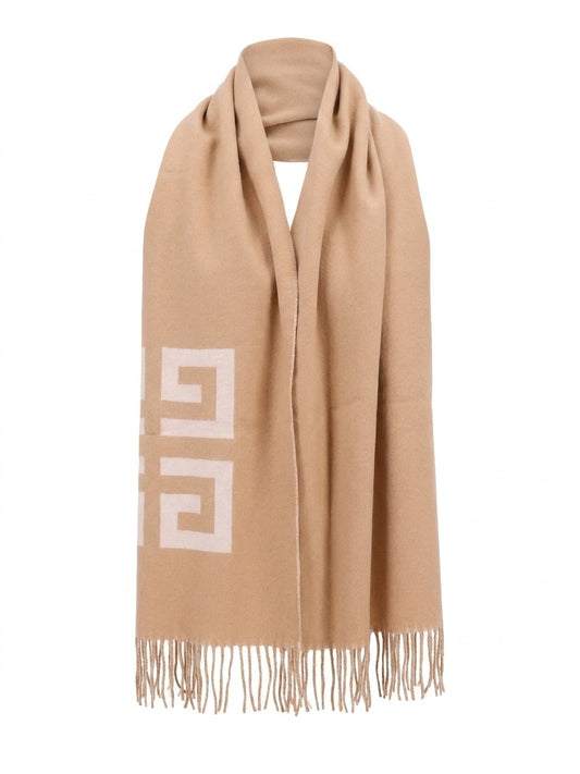 Bicolor Virgin Wool Scarf