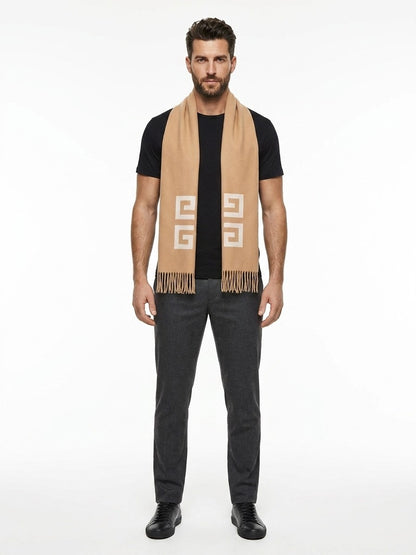 Bicolor Virgin Wool Scarf