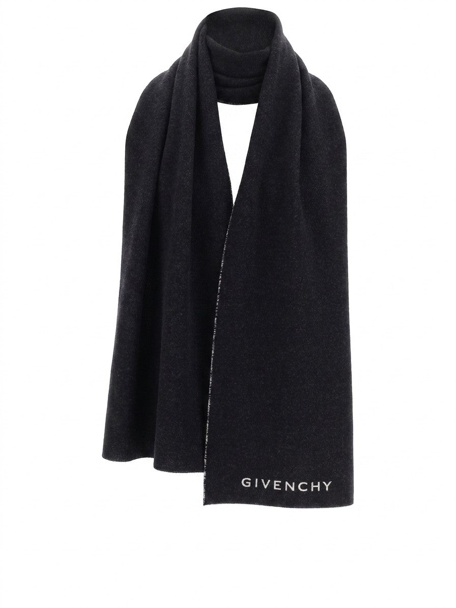 Bicolor Wool Scarf