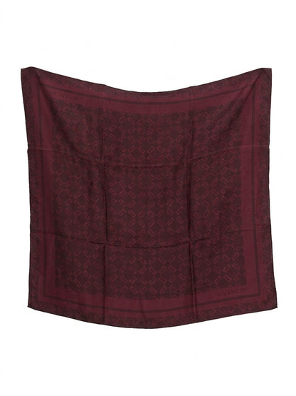Burgundy Silk Pocket Square