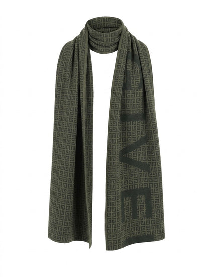 Green Wool Scarf