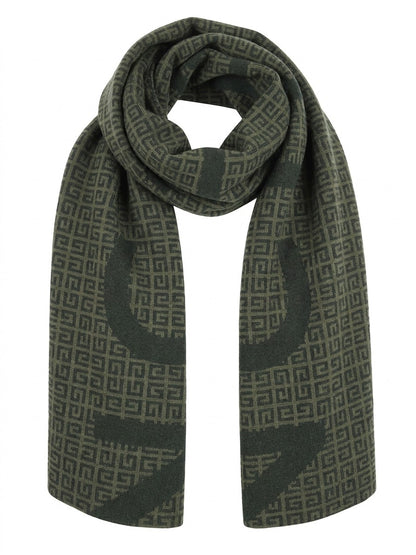 Green Wool Scarf