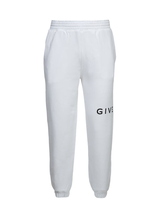 White Cotton Joggers (Workout Pants)